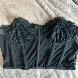 Elegant Black Lace Bandeau